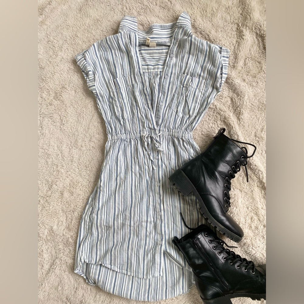 Women’s spring/summer shirt sleeve dress